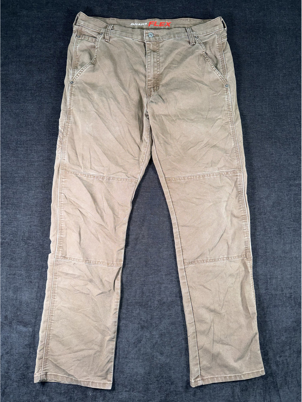 Dickies FLEX Men's Khaki Work Pants Regular 34x34